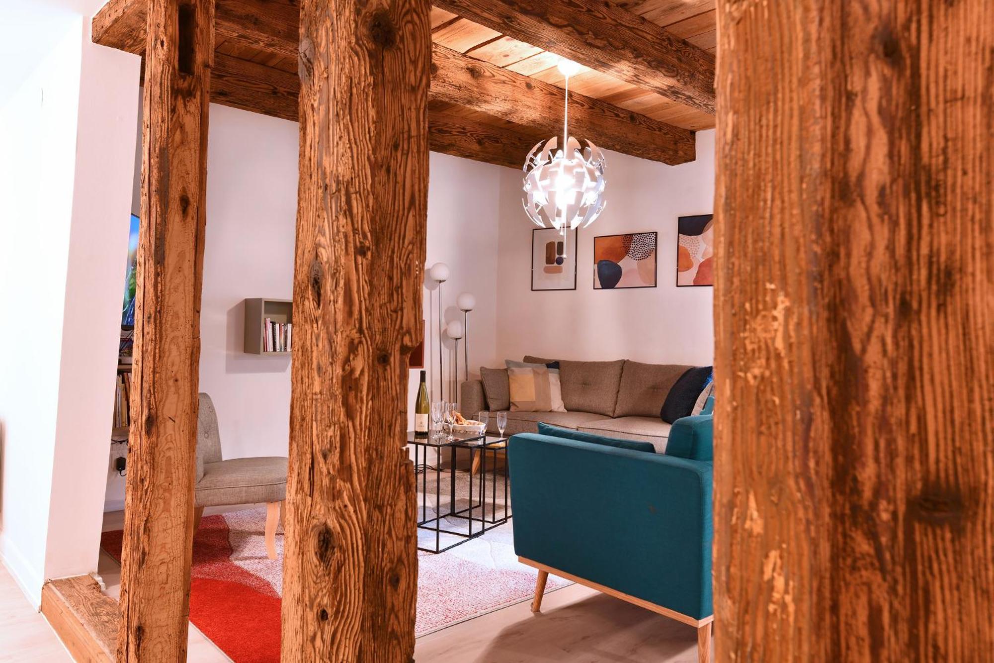 Grand Gite Dans Maison Alsacienne Historique Gueberschwihr Exteriör bild