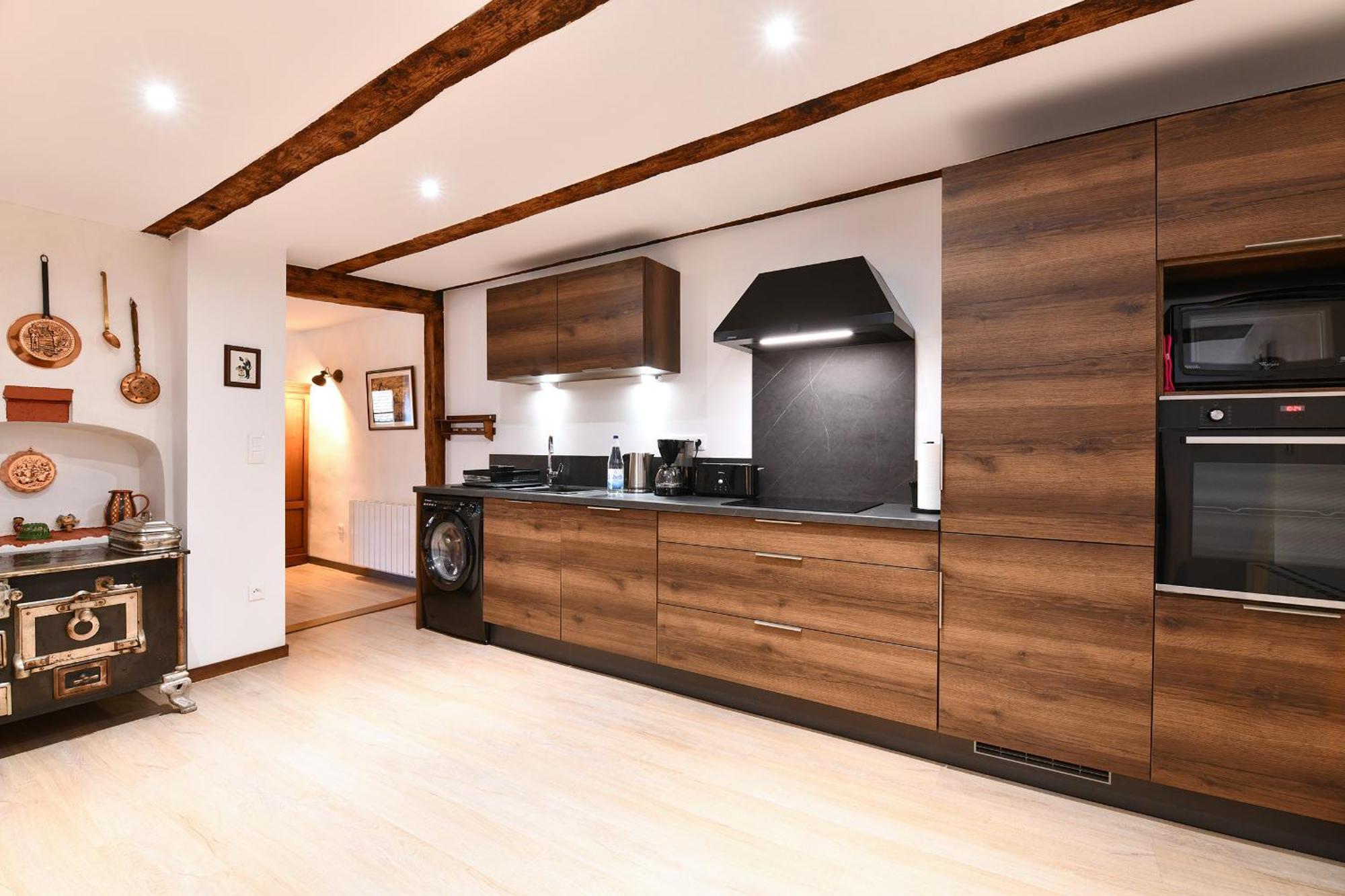Grand Gite Dans Maison Alsacienne Historique Gueberschwihr Exteriör bild