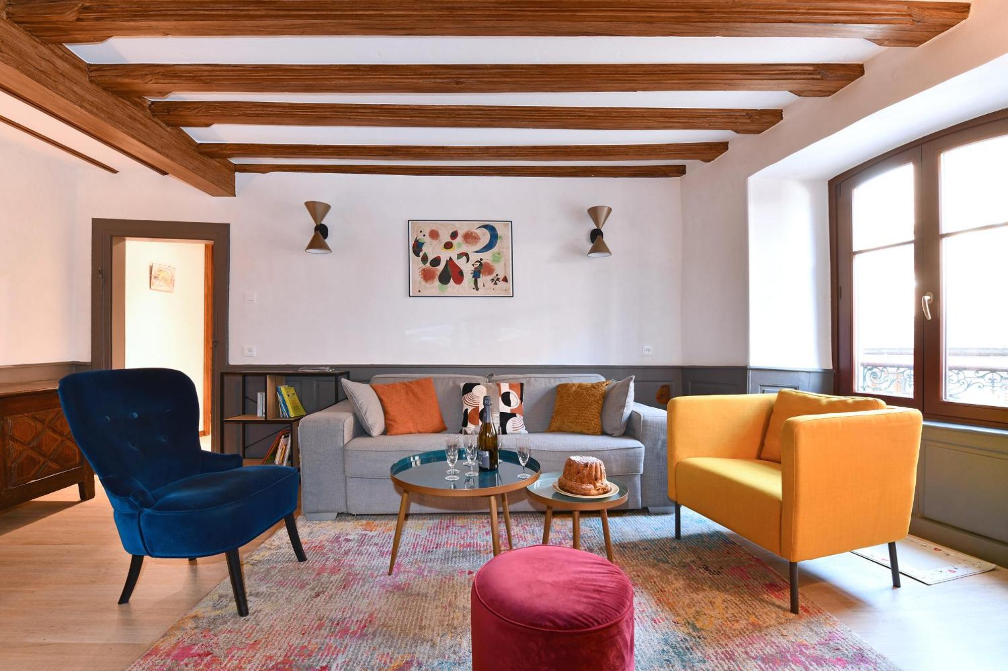 Grand Gite Dans Maison Alsacienne Historique Gueberschwihr Exteriör bild